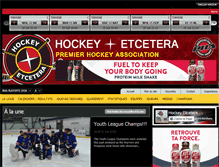 Tablet Screenshot of liguehockeypha.com